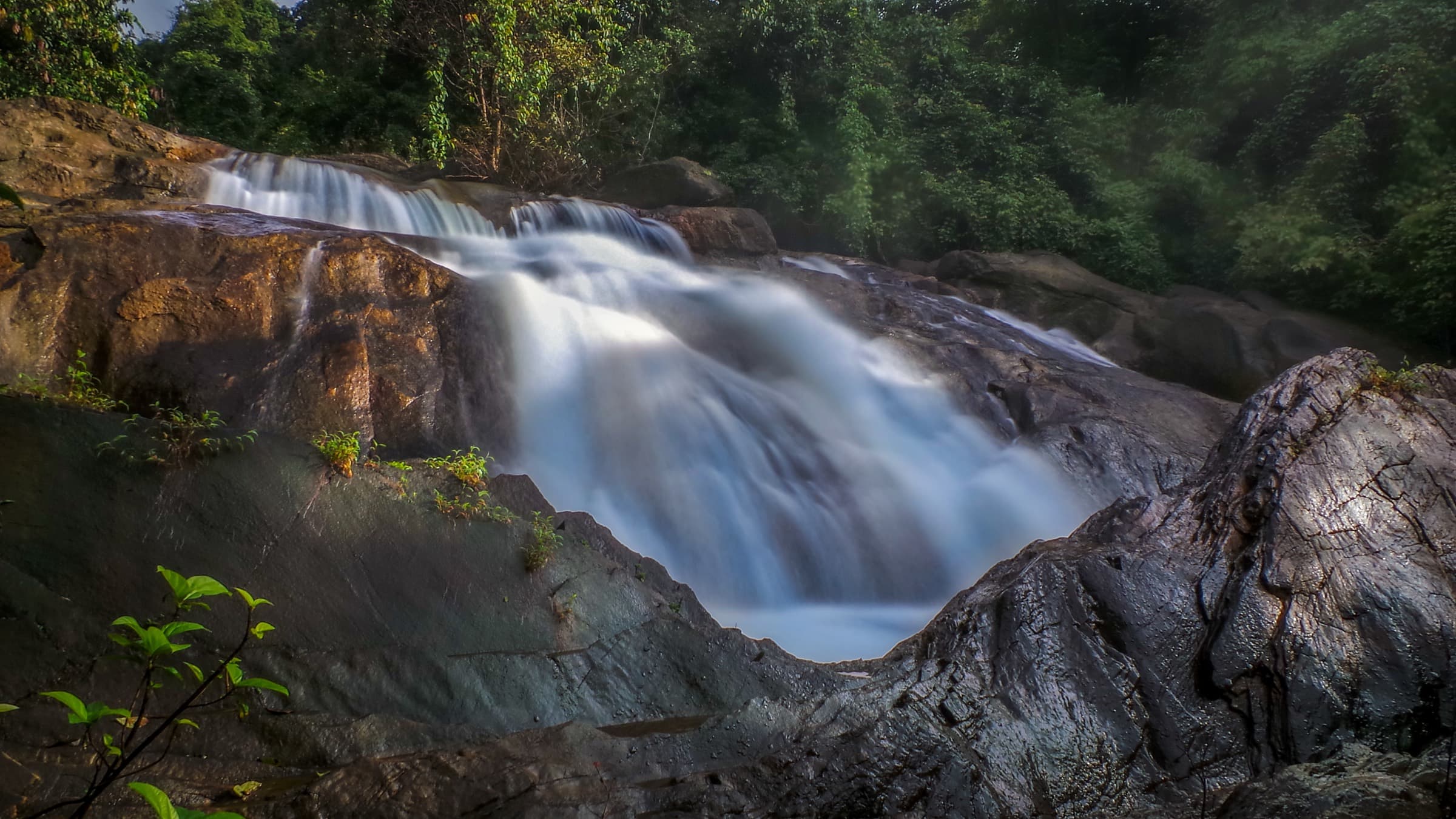 Waterfall in the Western Ghats near Wild One